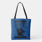Tote Bag Halloween rétro typographique (Dos)