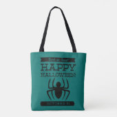 Tote Bag Halloween rétro typographique (Dos)