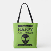 Tote Bag Halloween rétro typographique (Dos)