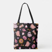 Tote Bag Halloween rose (Dos)