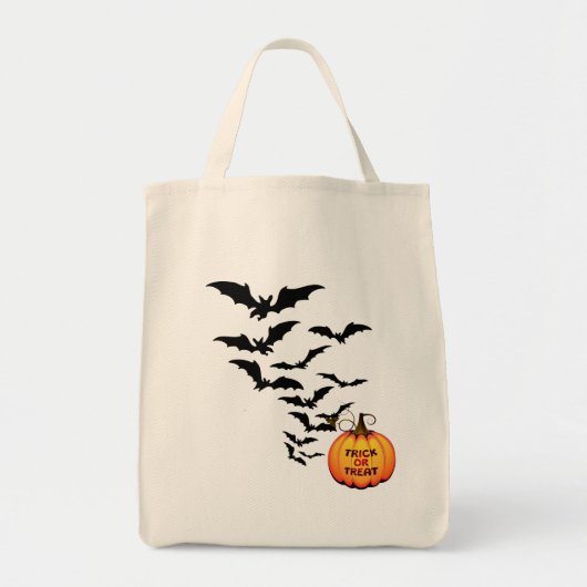 Tote Bag Halloween Sac-Bats (Devant)
