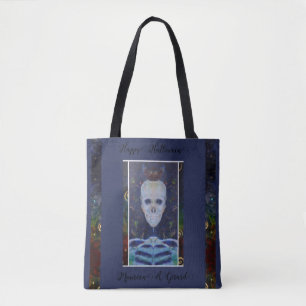 Tote Bag Halloween Skeleton Maureen Girard