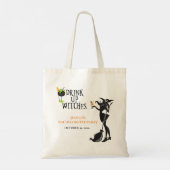 Tote Bag Halloween sorcière Boire Bachelorette (Dos)