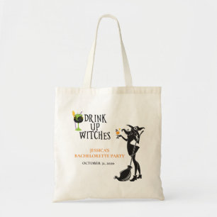 Tote Bag Halloween sorcière Boire Bachelorette