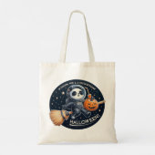 Tote Bag Halloween spectaculaire avec un panda bambou comme (Dos)