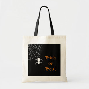 Tote Bag Halloween Spider Web Trick ou traitement