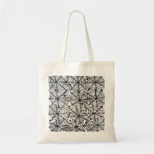 Tote Bag Halloween Spider Webs
