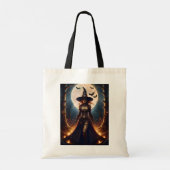 Tote Bag Halloween Steampunk Forest Witch (Dos)