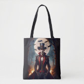 Tote Bag Halloween Steampunk Gothique Zombie Vampire (Devant)