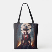 Tote Bag Halloween Steampunk Gothique Zombie Vampire (Dos)