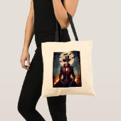 Tote Bag Halloween Steampunk Gothique Zombie Vampire (Devant (produit))