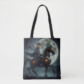 Tote Bag Halloween Steampunk Horseman sans tête (Devant)