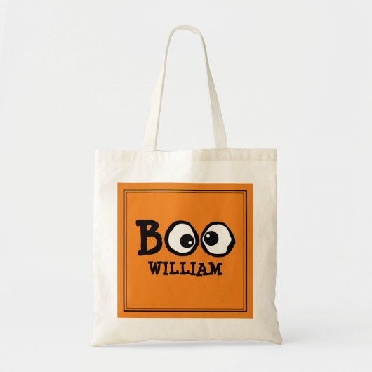 Tote Bag Halloween Trick Ou Traiter Un Simple Fantôme (Devant)