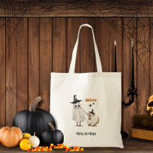 Halloween Trick ou Treat Ghost Chien personnalisé