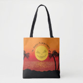 Tote Bag Halloween tropical (Devant)