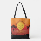 Tote Bag Halloween tropical (Dos)