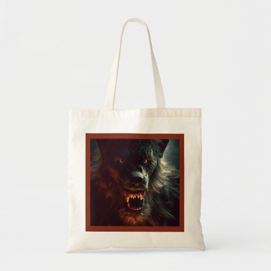 Tote Bag Halloween - Werewolf 3 (Devant)
