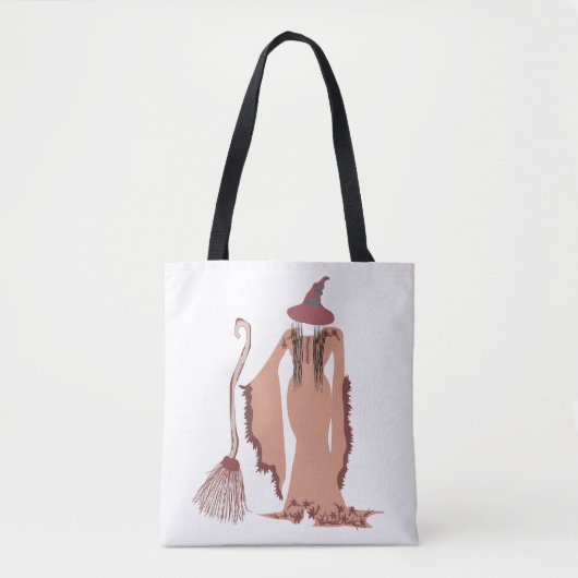Tote Bag Halloween Witch (Devant)