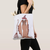 Tote Bag Halloween Witch (De près)