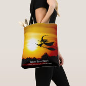 Tote Bag Halloween Witch (De près)