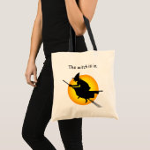 Tote Bag Halloween Witch est dans Budget Fourre-tout (Devant (produit))