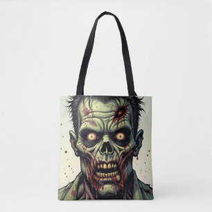 Tote Bag Halloween Zombie éffrayant
