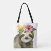 Tote Bag Halo tropical | Sweet Sloth (Dos)
