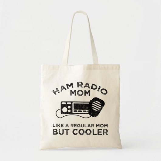 Tote Bag Ham Radio Maman - Comme Une Maman Régulière Mais G (Devant)