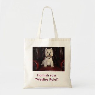 Tote Bag Hamish McTavish indique la règle de Westies