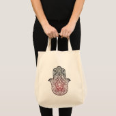 Tote Bag Hamsa avec motif boho (Devant (produit))
