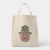Tote Bag Hamsa avec motif boho (Dos)