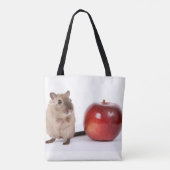 Tote Bag Hamster avec Apple Fourre-tout (Dos)