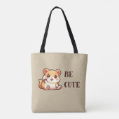 Tote Bag Hamster - Soyez mignon (Dos)