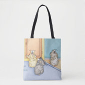 Tote Bag Hamsters endormis (Devant)