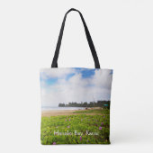Tote Bag Hanalei Bay, Kauai Hawaii Beach Flower (Dos)