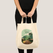 Tote Bag Hanalei Kauai Hawaii Bay Mounts Green (Devant (produit))