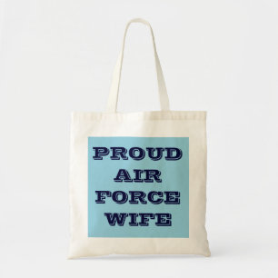 Tote Bag Handbag Proud Air Force Wife