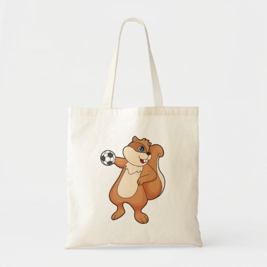 Tote Bag Handball joueur d'écureuil (Devant)