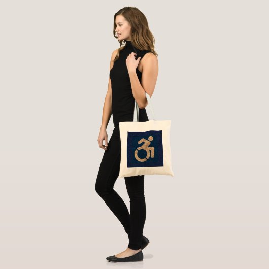 Tote Bag Handicap Texté (Devant (modèle))