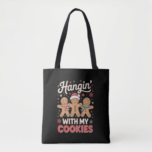 Tote Bag Hangin Avec Mes Cookies Gingerbread Professeur de  (Devant)