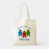 Tote Bag Hanging With My Meeps Game Night Fun (Dos)