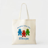 Tote Bag Hanging With My Meeps Game Night Fun (Devant)