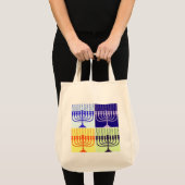 Tote Bag Hanoukka Menorah (Devant (produit))
