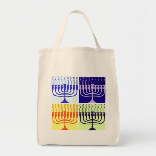 Tote Bag Hanoukka Menorah (Devant)