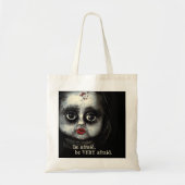 Tote Bag Hantée de poupée déplaisante horreur d'Halloween (Devant)