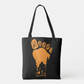 Tote Bag Happy Big Foot Halloween (Dos)