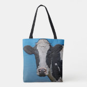 Tote Bag Happy Cow Portrait (Dos)