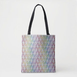 Tote Bag Happy Crayons tenant des mains Fourre-tout