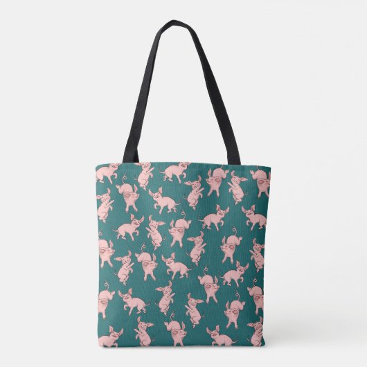 Tote Bag Happy Dance piglets (Dos)