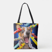 Tote Bag Happy Dog Party Blowers (Dos)